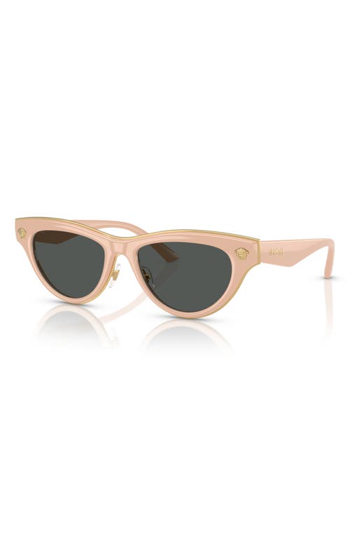 Versace 52mm Cat Eye Sunglasses In Beige