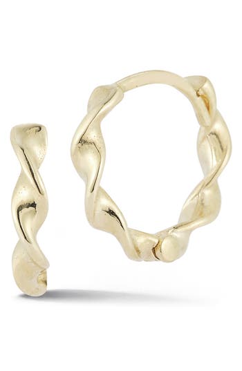 Shop Ember Fine Jewelry 14k Yellow Gold Twisted Hoop Earrings In 14k Gold