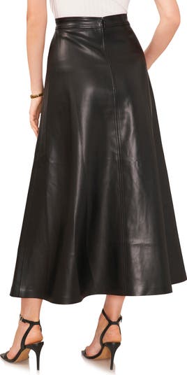 Vince camuto 2025 faux leather skirt