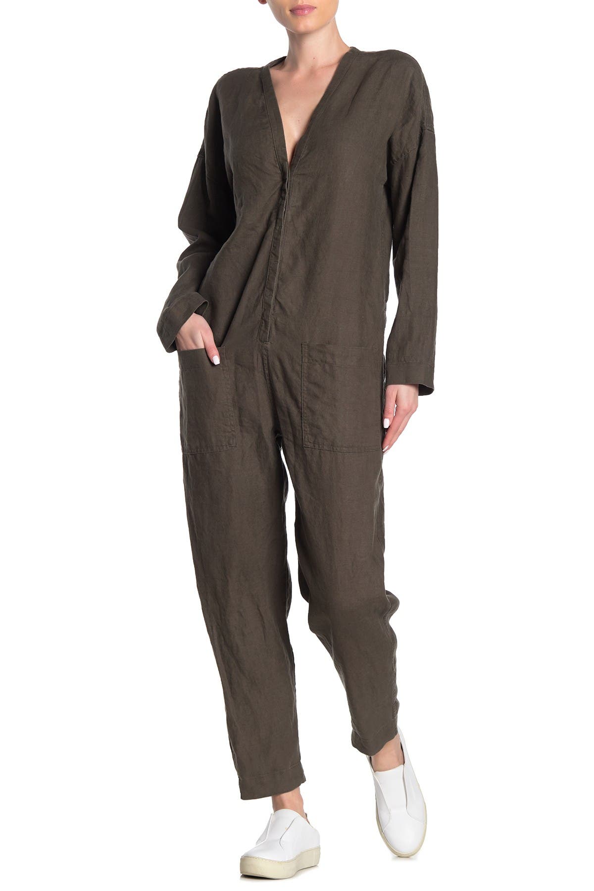 james perse linen jumpsuit