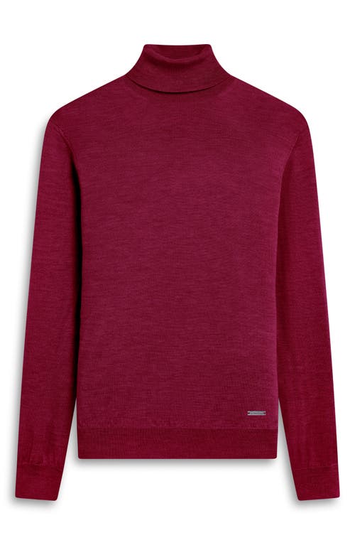 BUGATCHI BUGATCHI SAWYER MERINO WOOL TURTLENECK SWEATER 