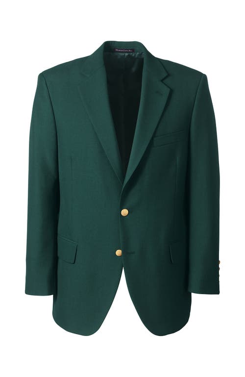 Shop Lands' End School Uniform  Hopsack Blazer In Evergreen