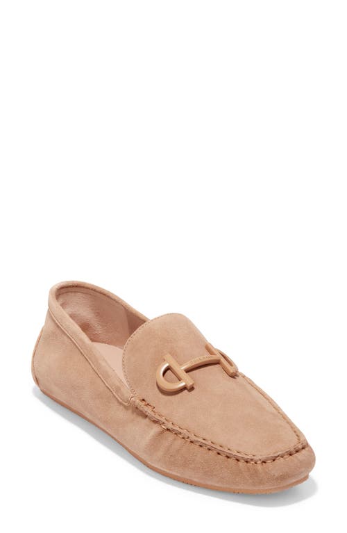 Cole Haan Pink Suede Tully Drivers. Size 9.5 Cole Haan Tully Driver Shoe in Blush Tan Suede | Smart Closet main image 3