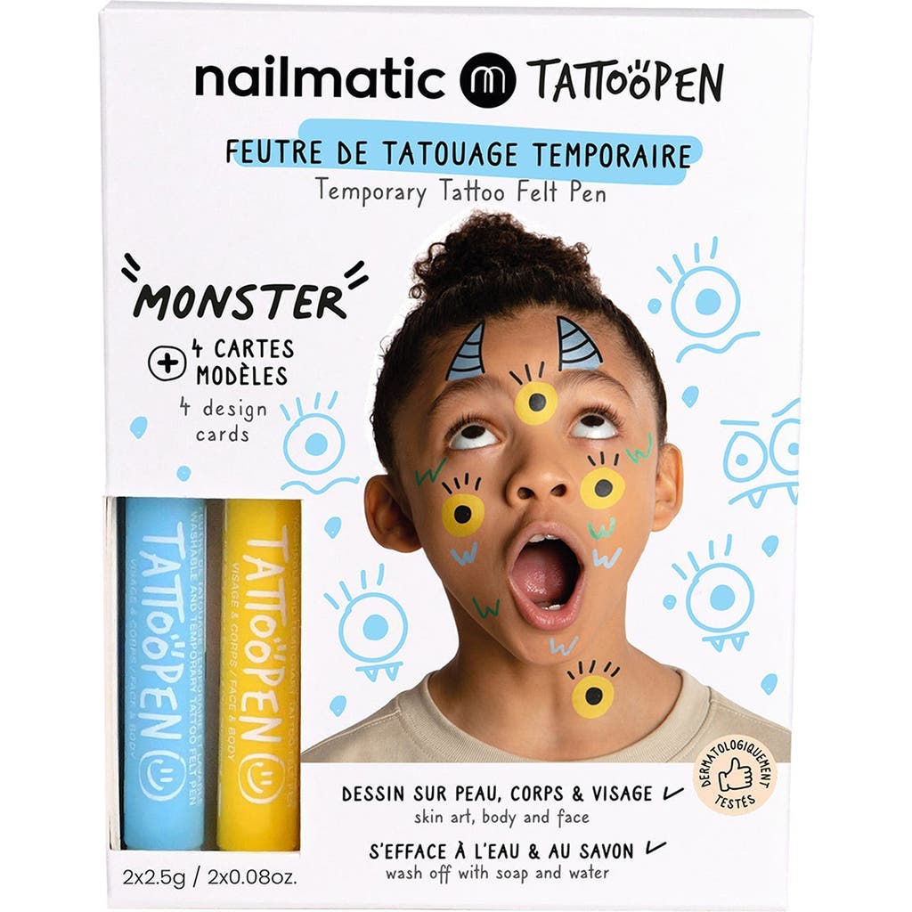 Nailmatic Tattoopen Monster Temporary Tattoo Felt Pen Kit In No Color