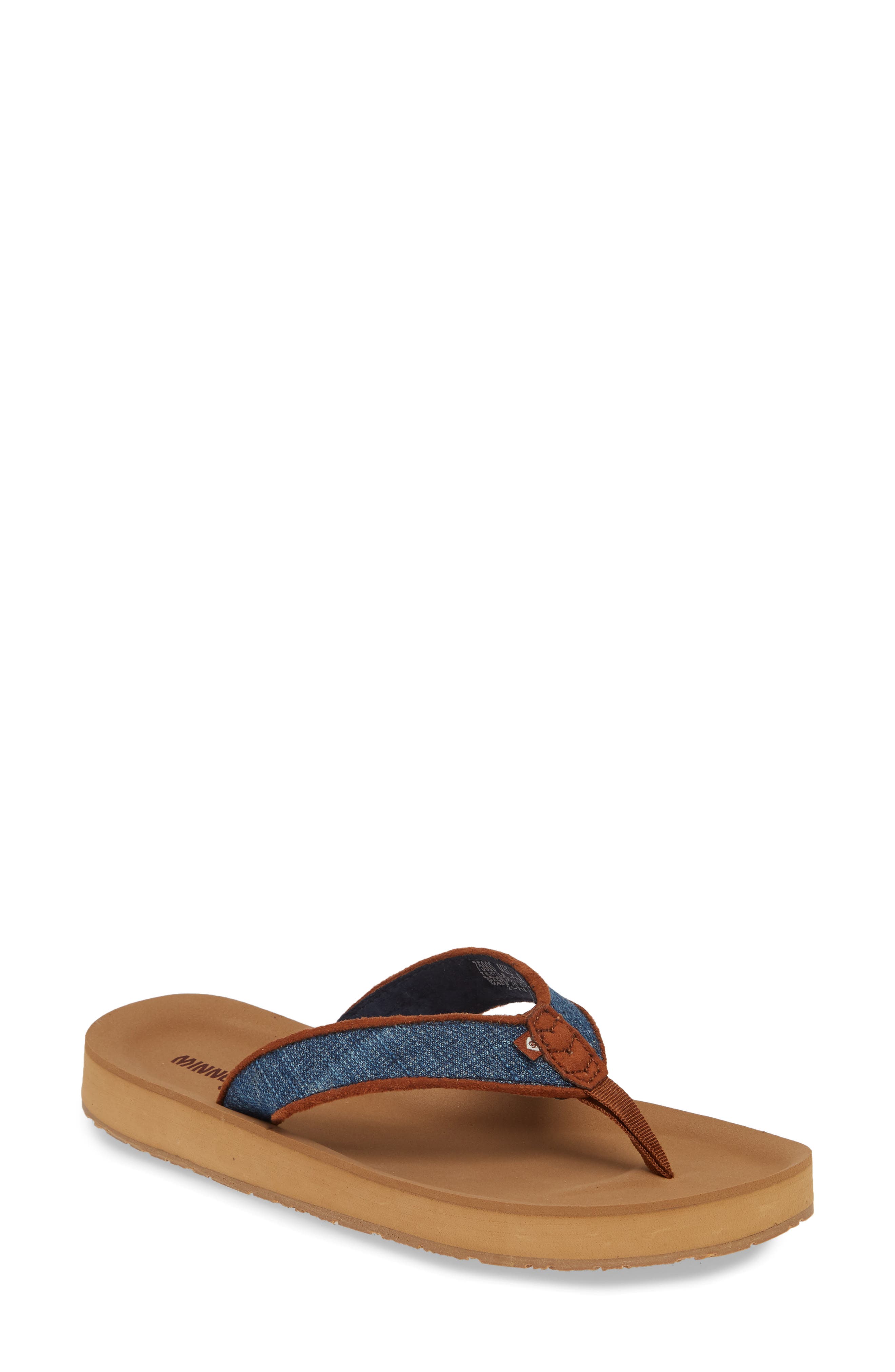 Minnetonka Hedy Flip Flop, Blue