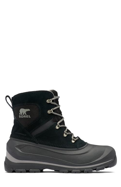 Sorel Buxton Waterproof Snow Boot In Black/quarry