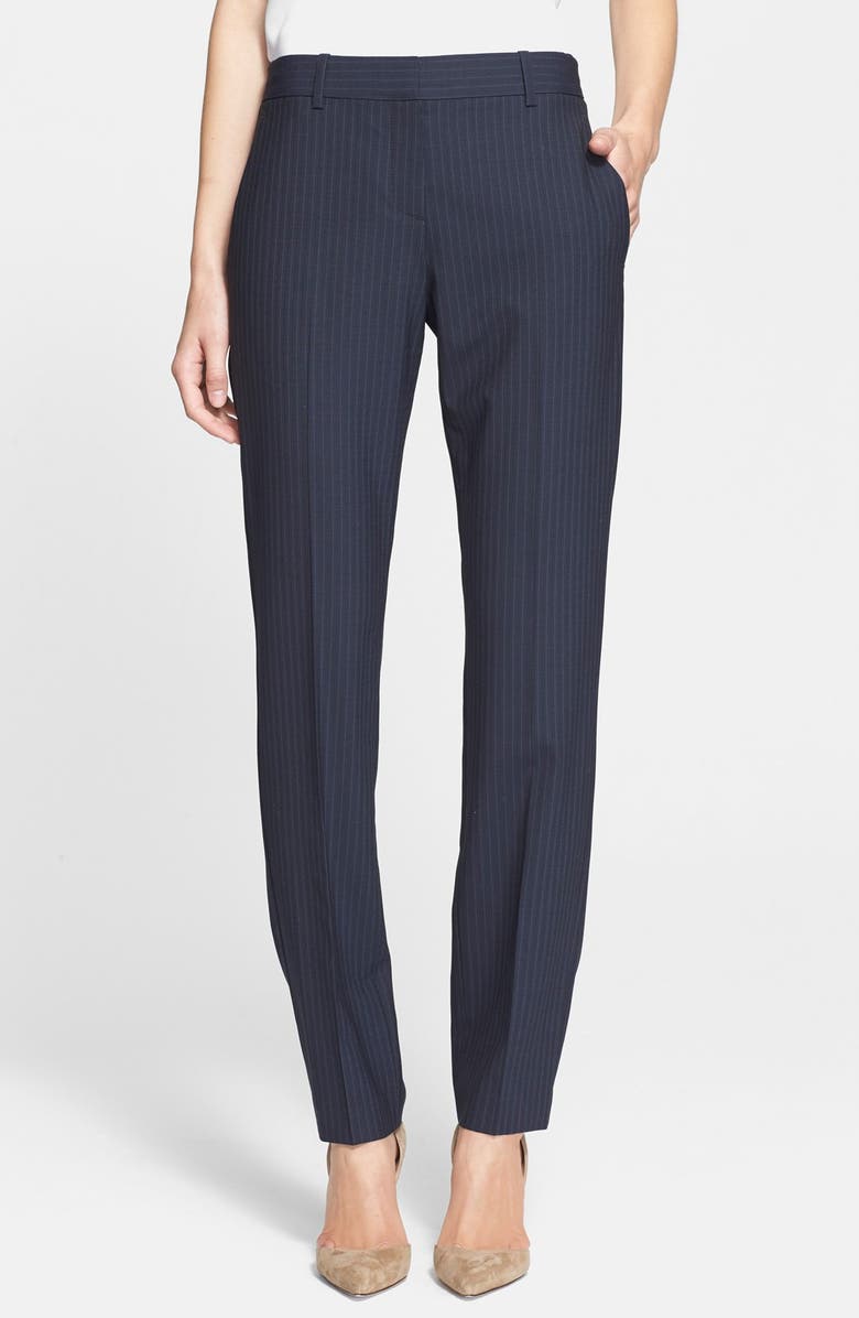 Theory 'Louise' Pinstripe Suiting Trousers | Nordstrom