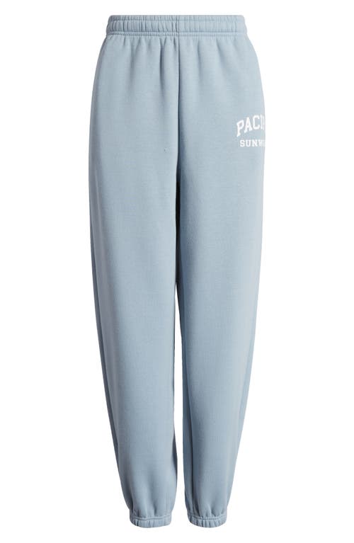 Shop Pacsun Arch Sweatpants In Dusty Blue