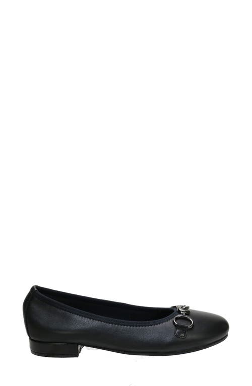 David Tate Omega Flat In Black Lamb