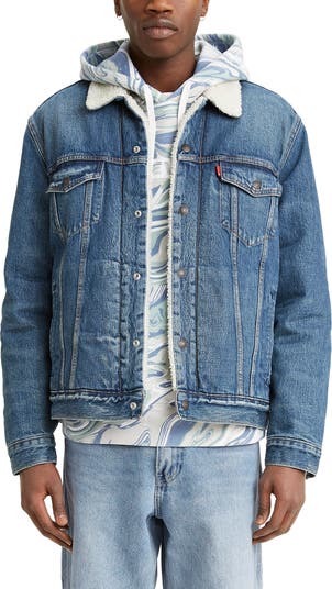 Levi's fleece cheap jean jacket