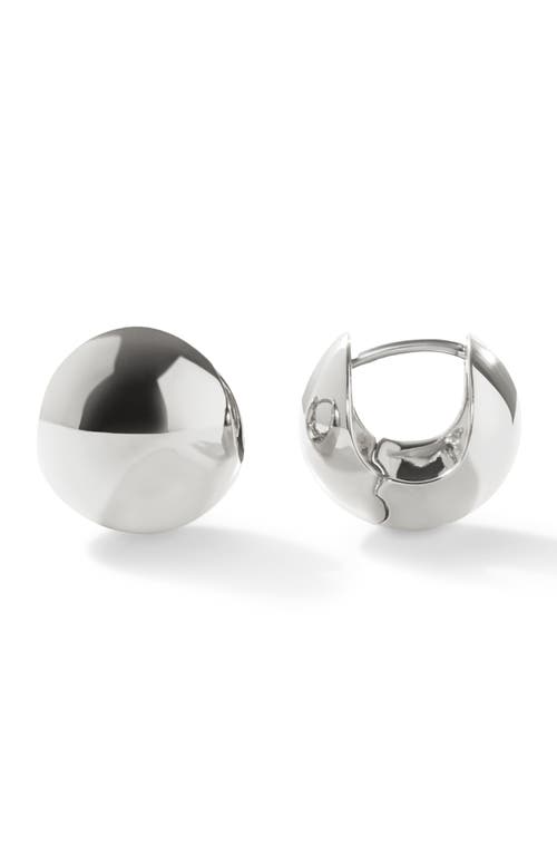 Ana Luisa Hoop Earrings In Silver