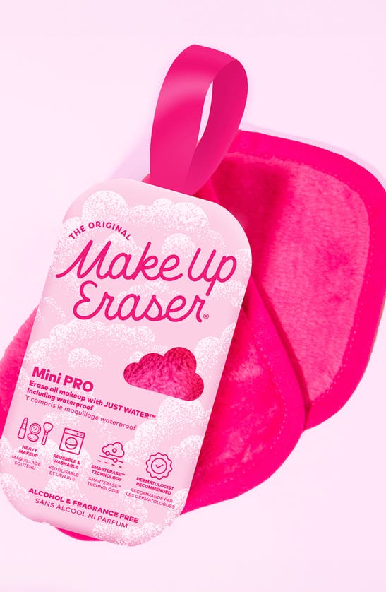 The Original Makeup Eraser Mini Pink Reusable Makeup Eraser In Pink