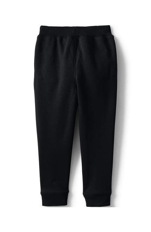 Shop Lands' End School Uniform Kids Jogger Sweatpants In Black