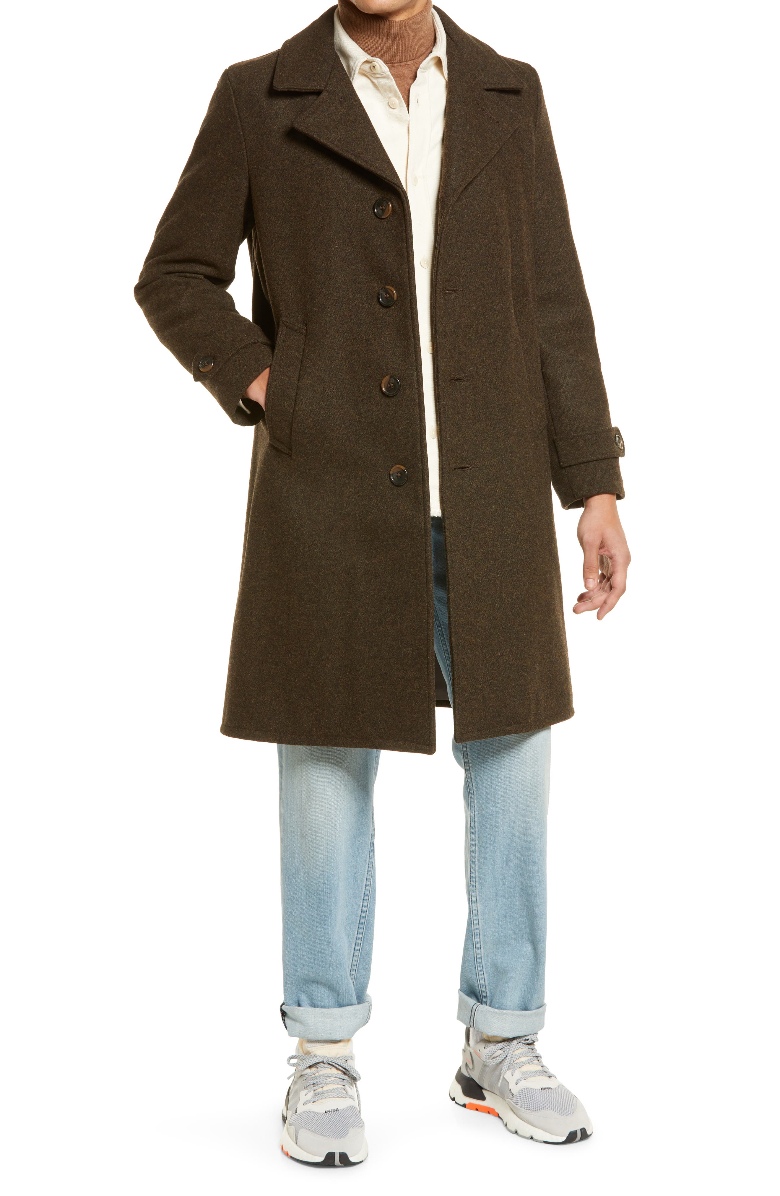 beige overcoat