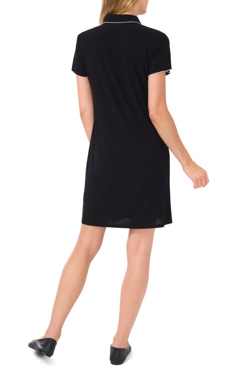 CECE CECE SCALLOP POLO DRESS 