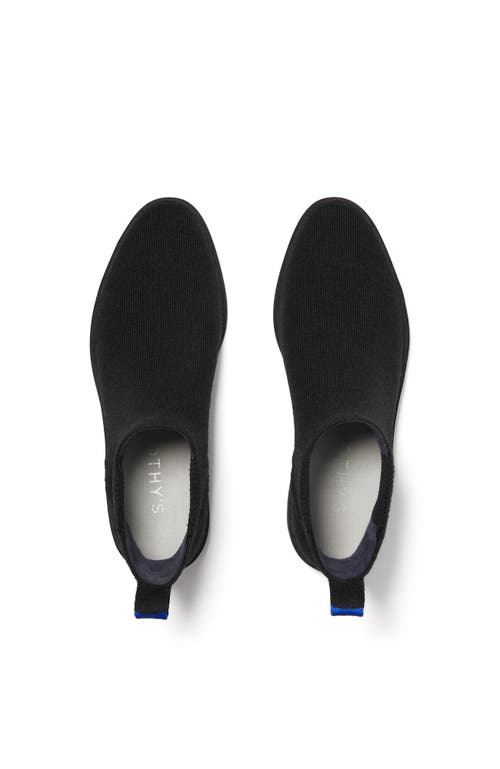 Rothys Rothy's The Lug Boot In Onyx Black