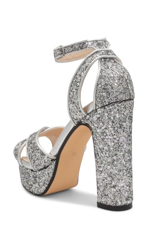 Touch Ups Jemma Ankle Strap Platform Sandal In Silver