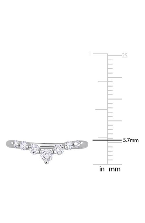 Created Forever Lab Grown Diamond Chevron Ring In Silver
