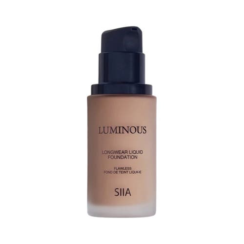 Shop Siia Cosmetics Luminous Longwear Liquid Foundation In Latte