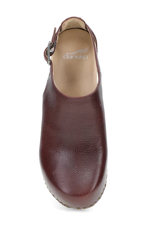 Shop Dansko Sassy Cutout Clog In Cordovan