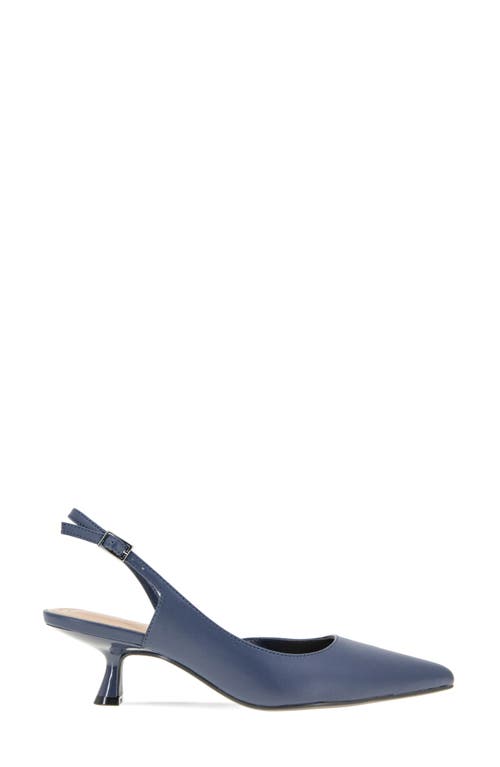 Shop Bcbgeneration Kittie Slingback Kitten Heel Pump In Dark Ink