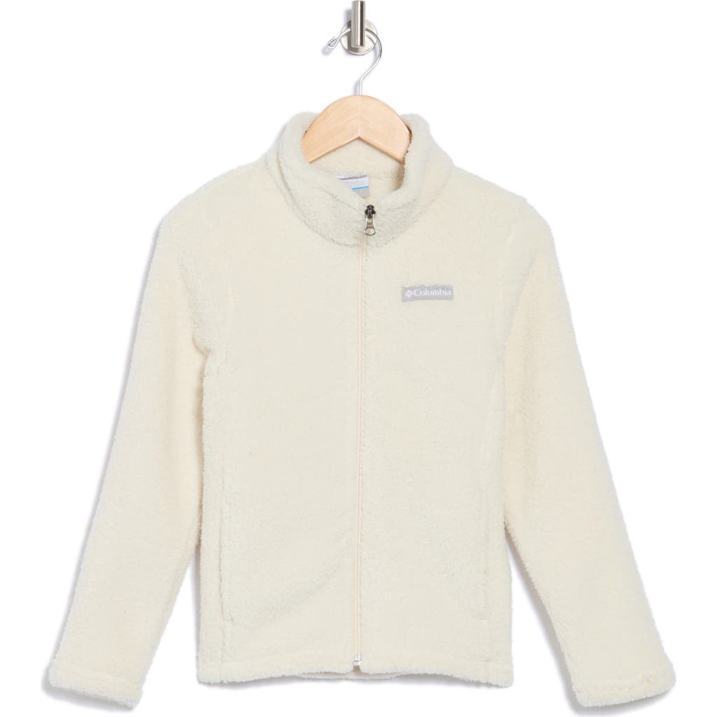 Columbia Kids' Thornhead Faux Shearling Jacket In Chalk