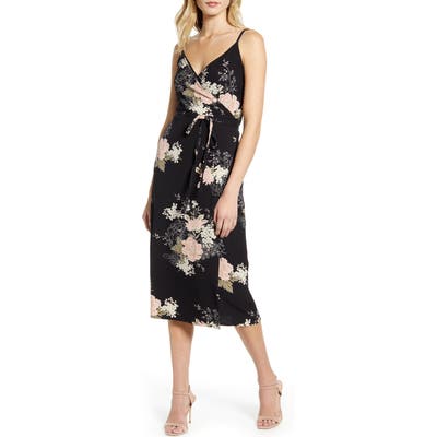 Bishop + Young Florentina Sleeveless Wrap Dress, Black