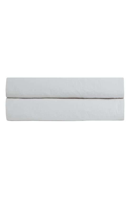 Parachute Percale Fitted Sheet In Light Grey