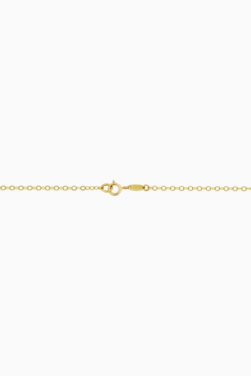 Shop Oradina 14k Yellow Gold Manhattan Lariat Station Necklace