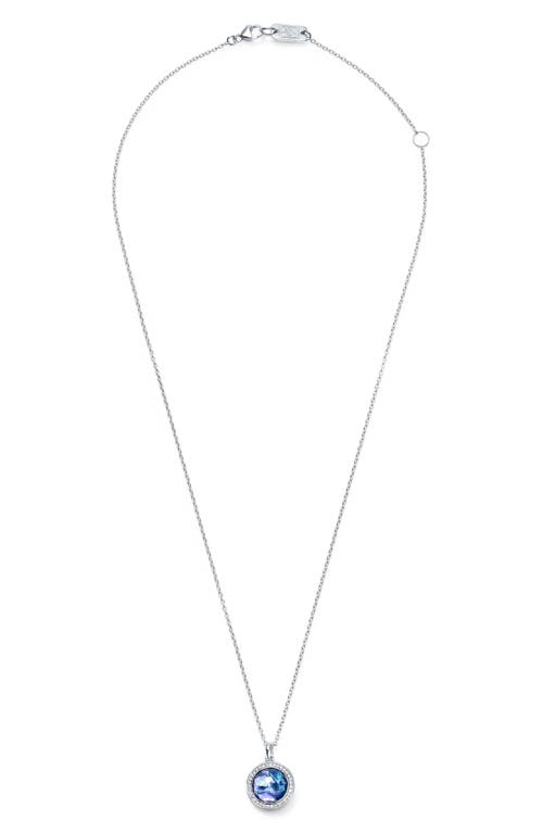 Ippolita Rock Candy - Mini Lollipop Pendant Necklace in Lapis/Pearl at Nordstrom, Size 18 In