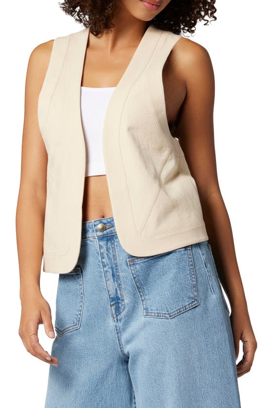 Shop Joie Raine Vest In Bleached Sand