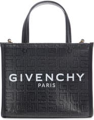 Givenchy Mini G Canvas Shopping Tote Bag in Black