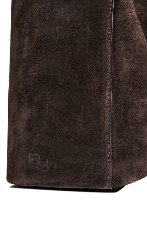 Shop Reformation Medium Vittoria Leather Tote In Boss Suede