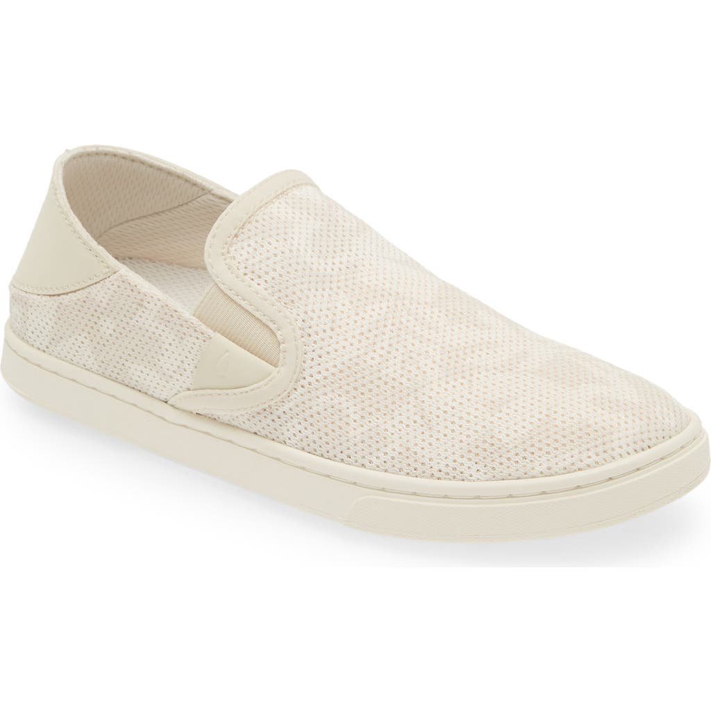 Olukai 'pehuea' Slip-on Sneaker In Puka/white
