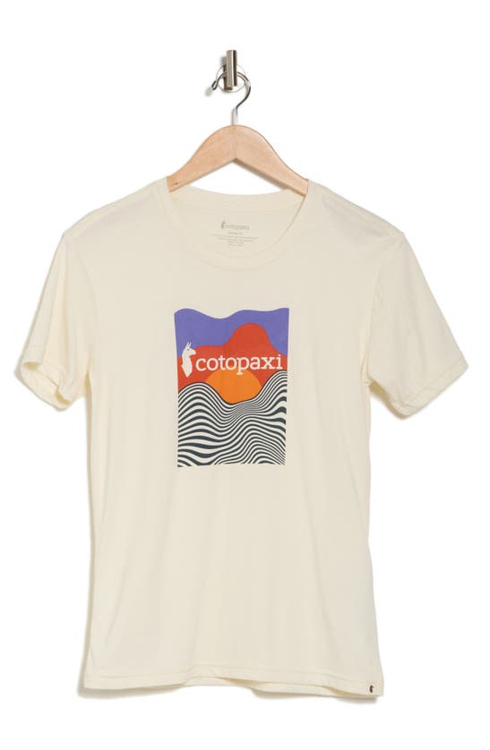 Cotopaxi Vibe Logo Graphic T-shirt In White