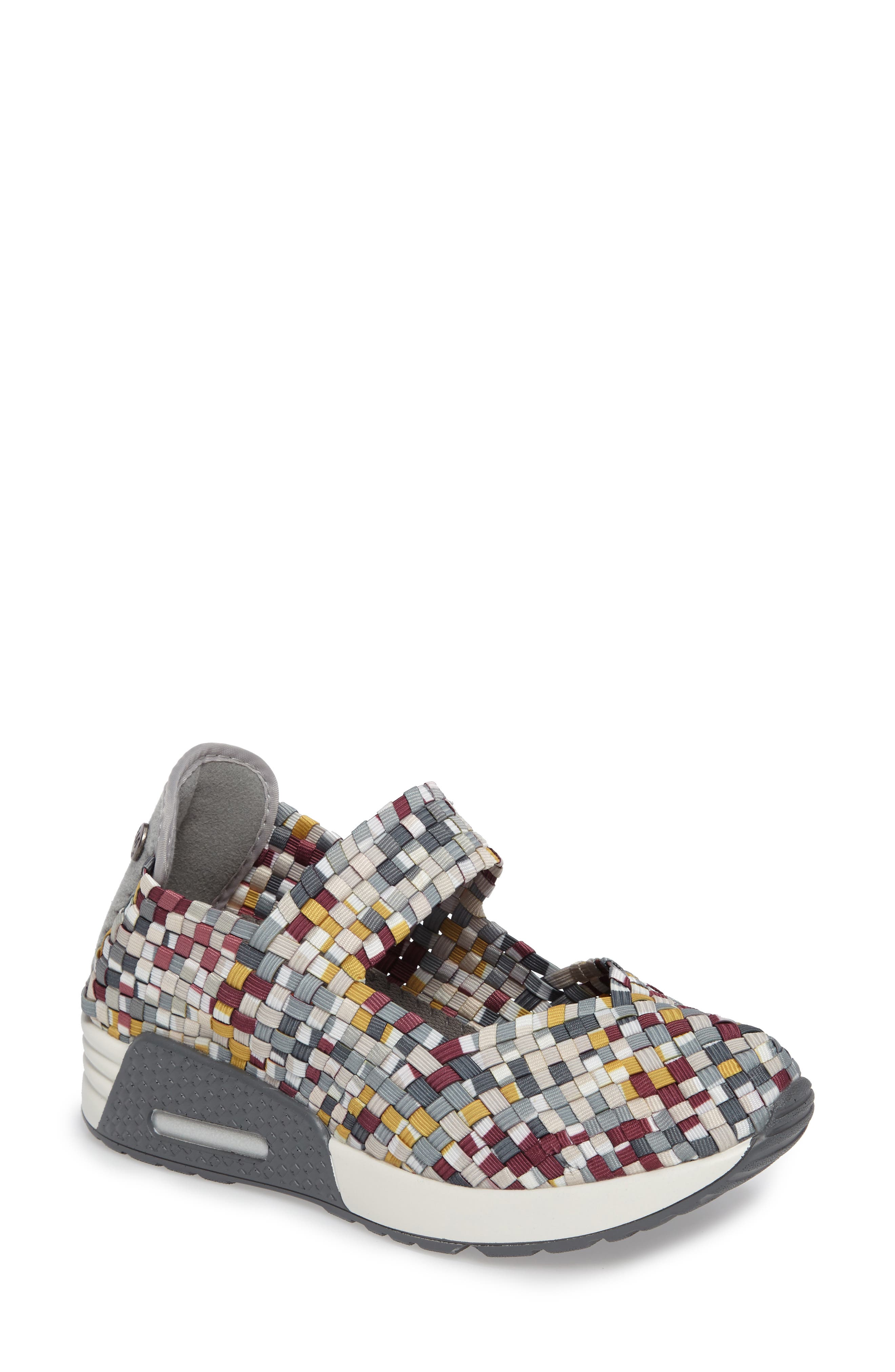 Bernie Mev. Best Charm Mary Jane Sneaker, Grey