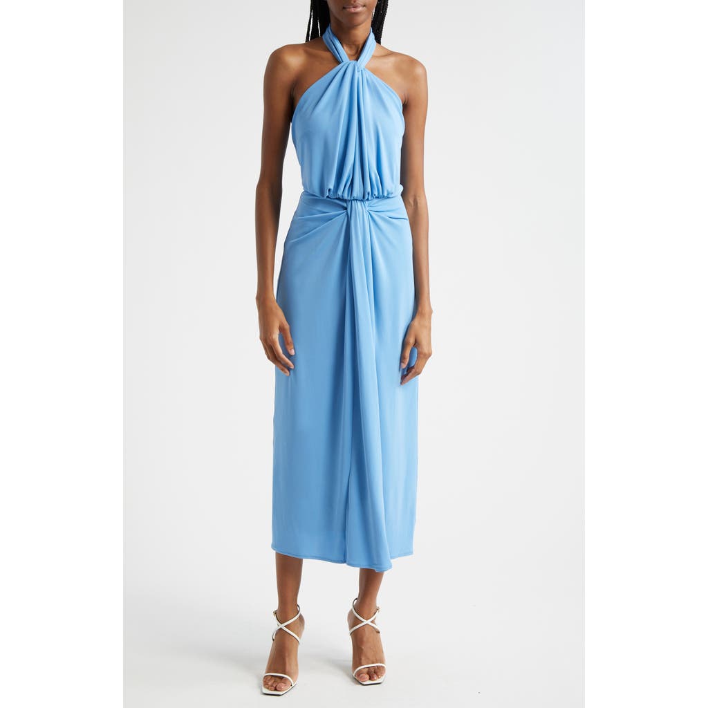 Cinq À Sept Kaily Halter Midi Dress In Flyway