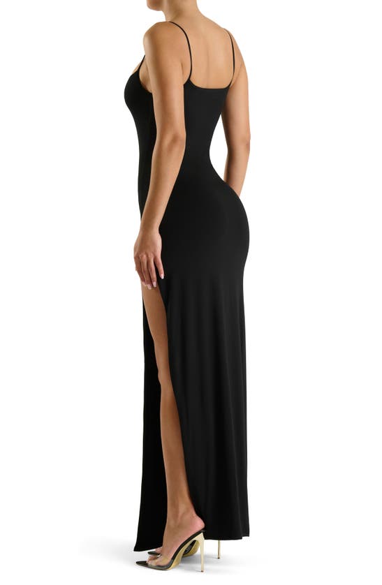Shop N By Naked Wardrobe Naked Wardrobe Smooth Sleeveless Dress In Black