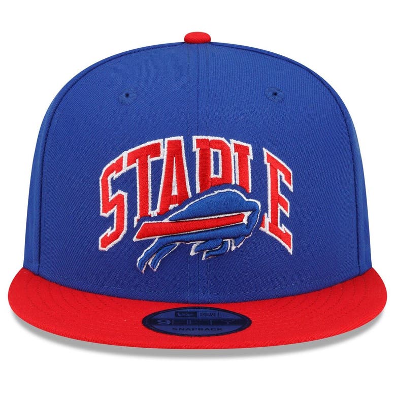 New Era X Staple New Era Royal/red Buffalo Bills Nfl X Staple Collection  9fifty Snapback Adjustable Hat