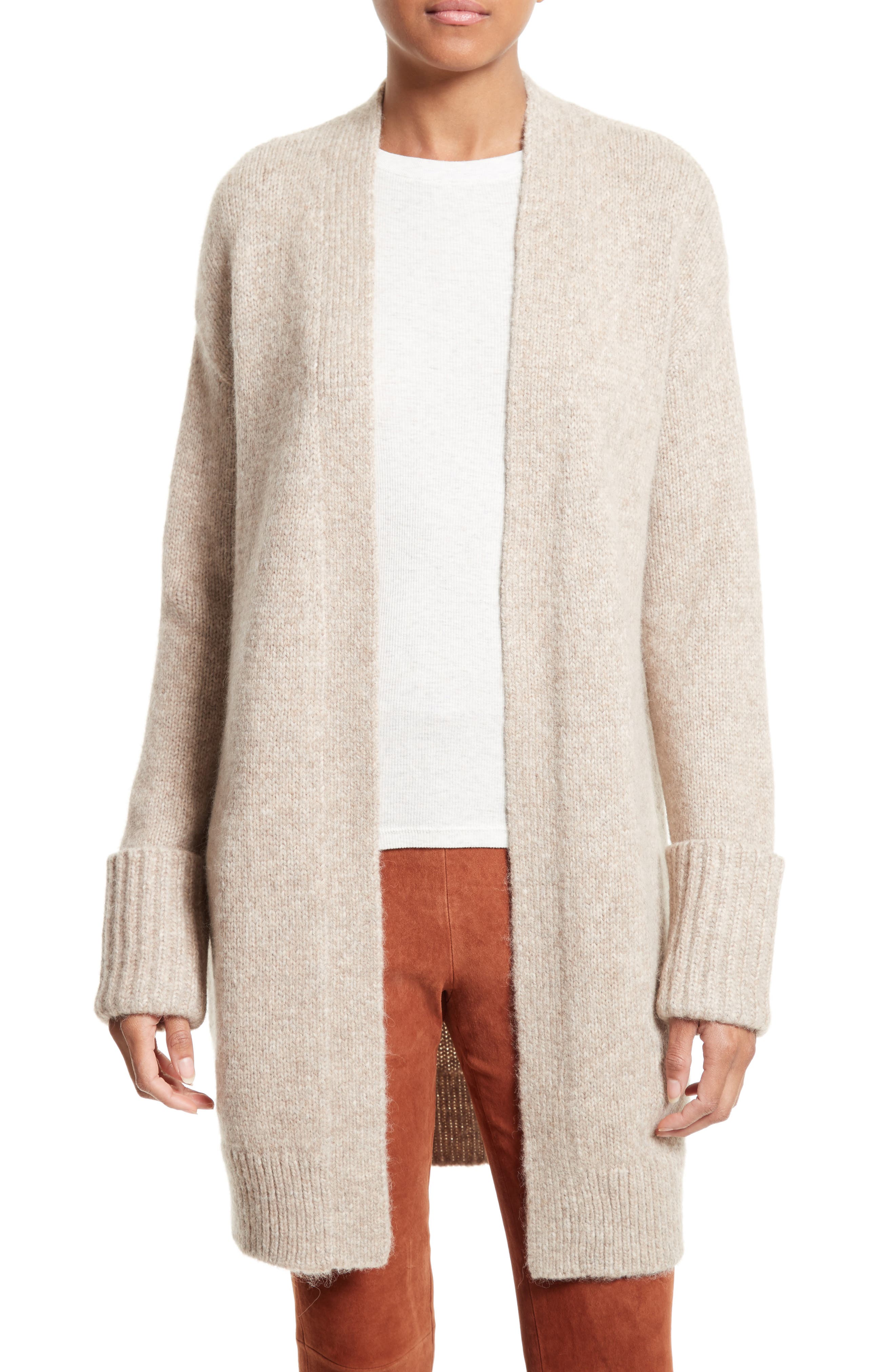 Theory 'Analiese B Hazy' Alpaca Blend Open Front Cardigan | Nordstrom