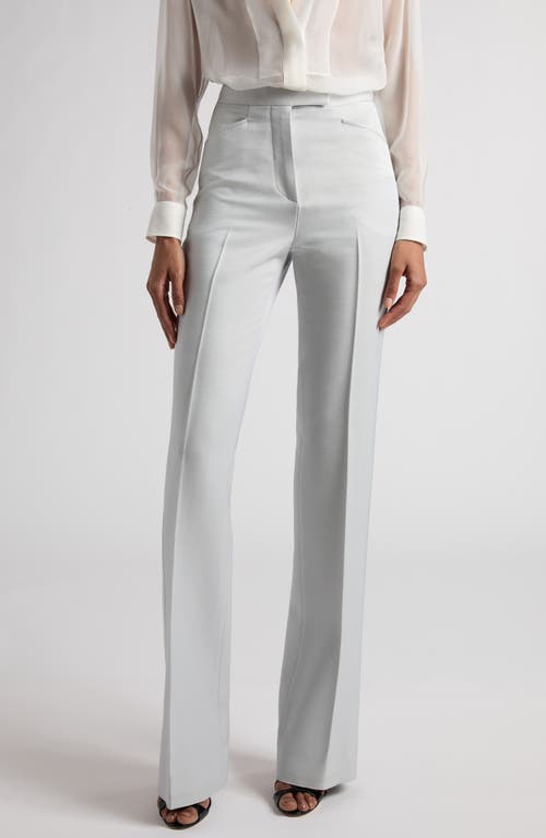 Shop Tom Ford Tailored Wool & Silk Tuxedo Pants In Ig052 Light Grey