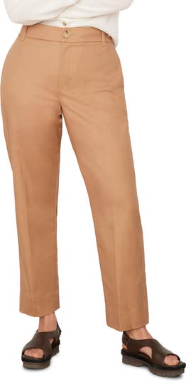 Vince Stretch Cotton Blend Cigarette Pants Nordstrom