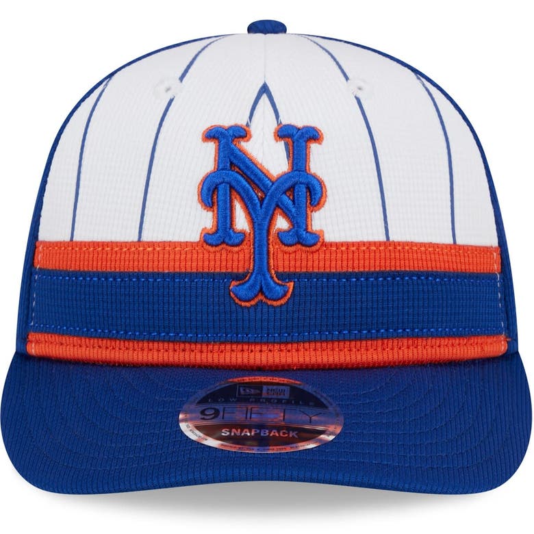 Shop New Era White New York Mets 2024 Batting Practice Low Profile 9fifty Snapback Hat