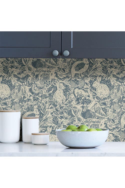 Wallpops Blue Terrene Peel & Stick Wallpaper In Blue