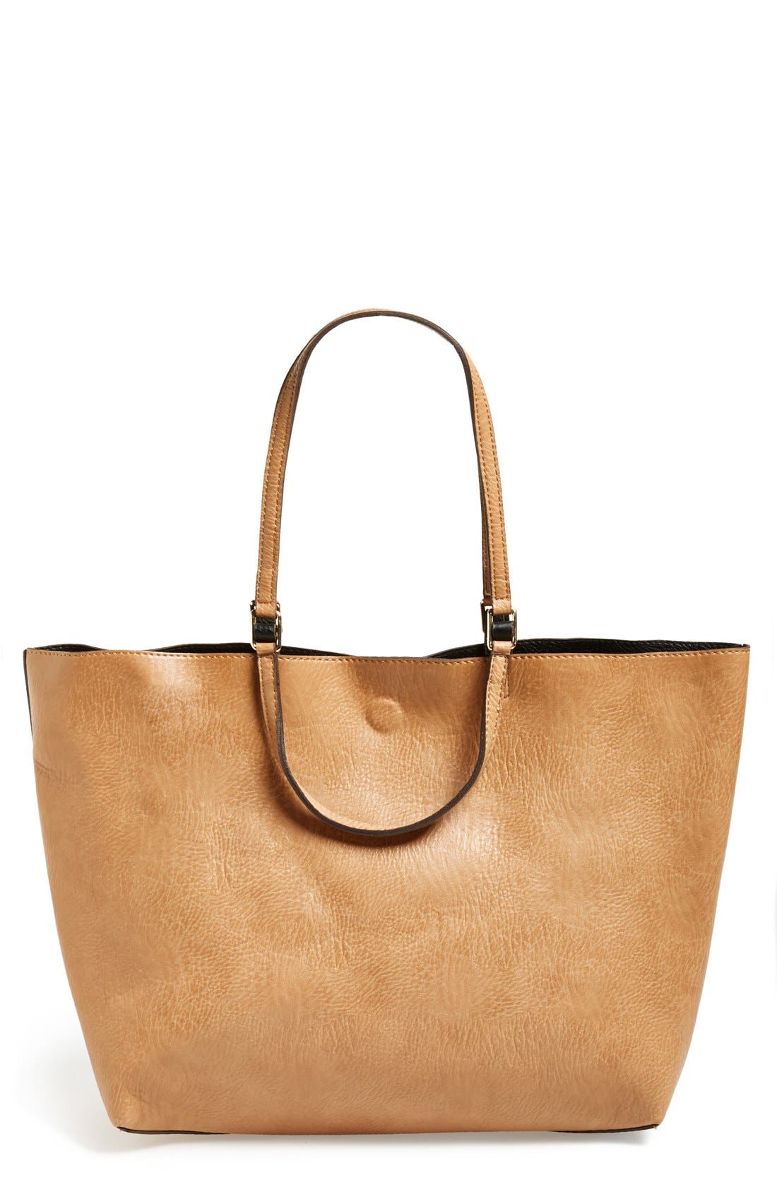 Street Level Reversible Faux Leather Tote Nordstrom