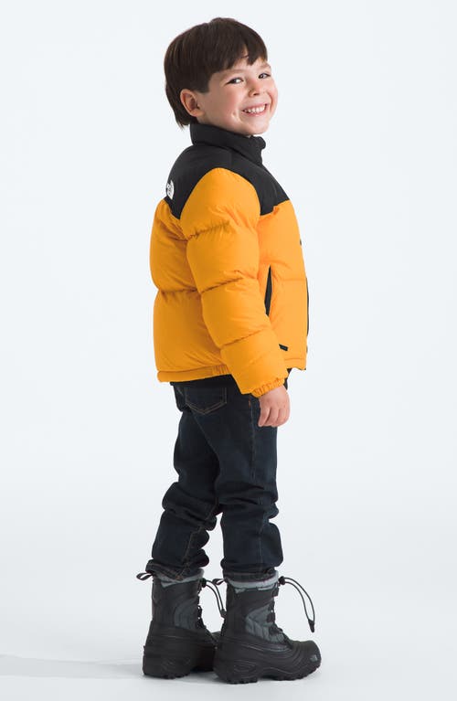 The North Face Kids' 1996 Retro Nuptse® Packable 700 Fill Power Down Jacket In Summit Gold