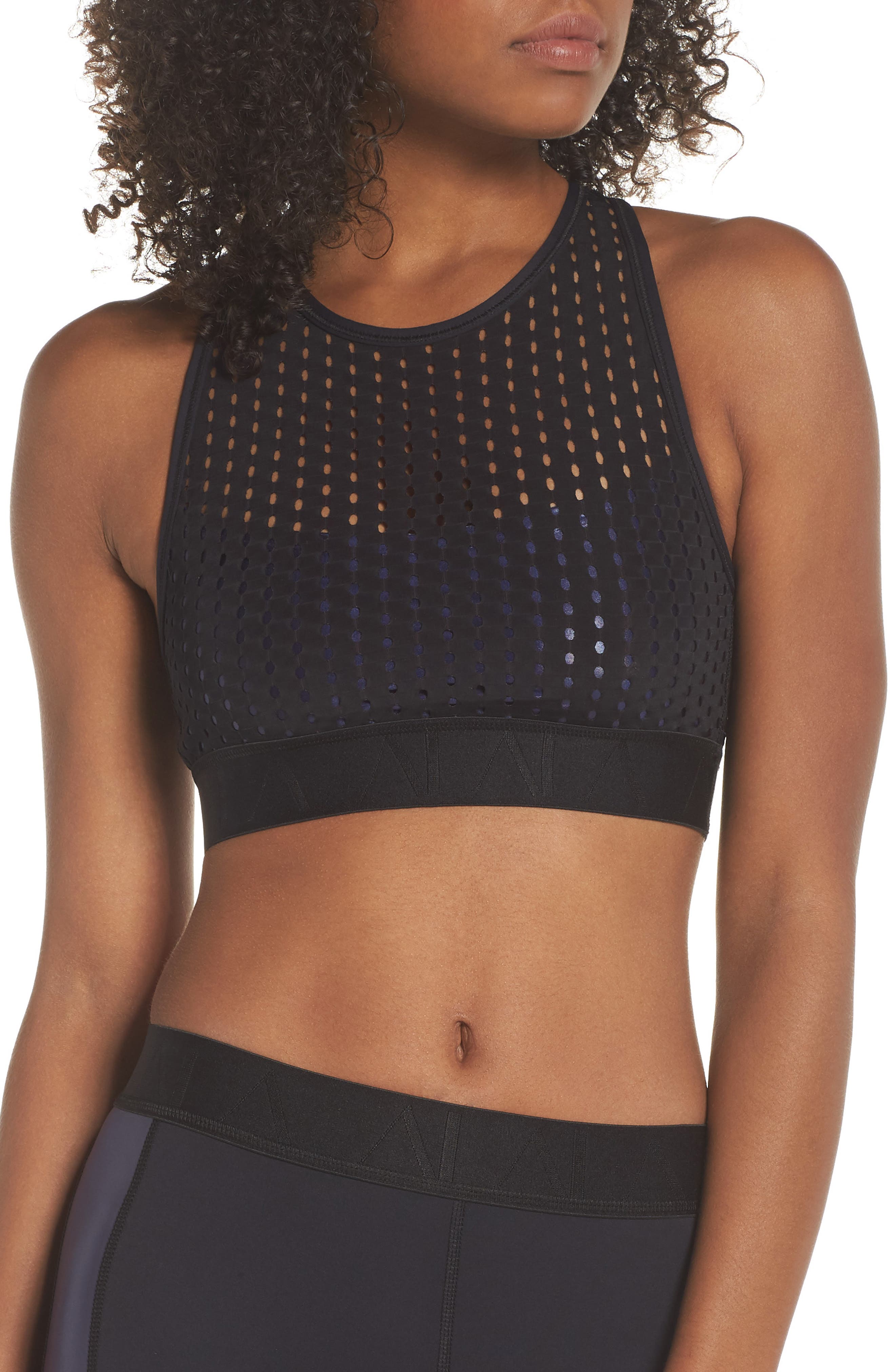 Alala Cross Back Perforated Sports Bra Nordstrom Rack