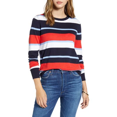 1901 Button Back Sweater, Blue