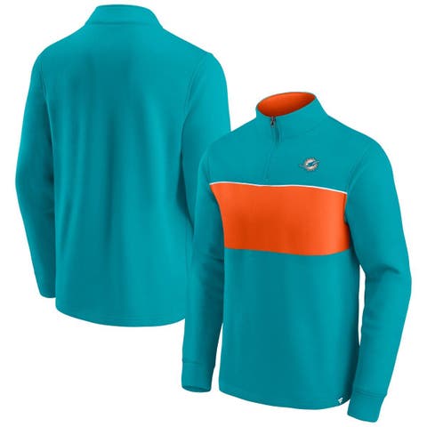 Men's Fanatics Branded Aqua/Orange Miami Dolphins Dueling Two-Pack Polo Set