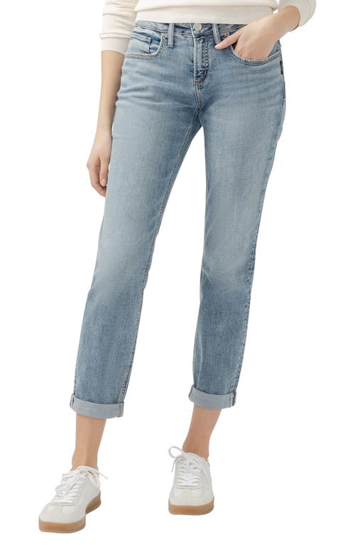 Shop Silver Jeans Co. Boyfriend Jeans In Indigo